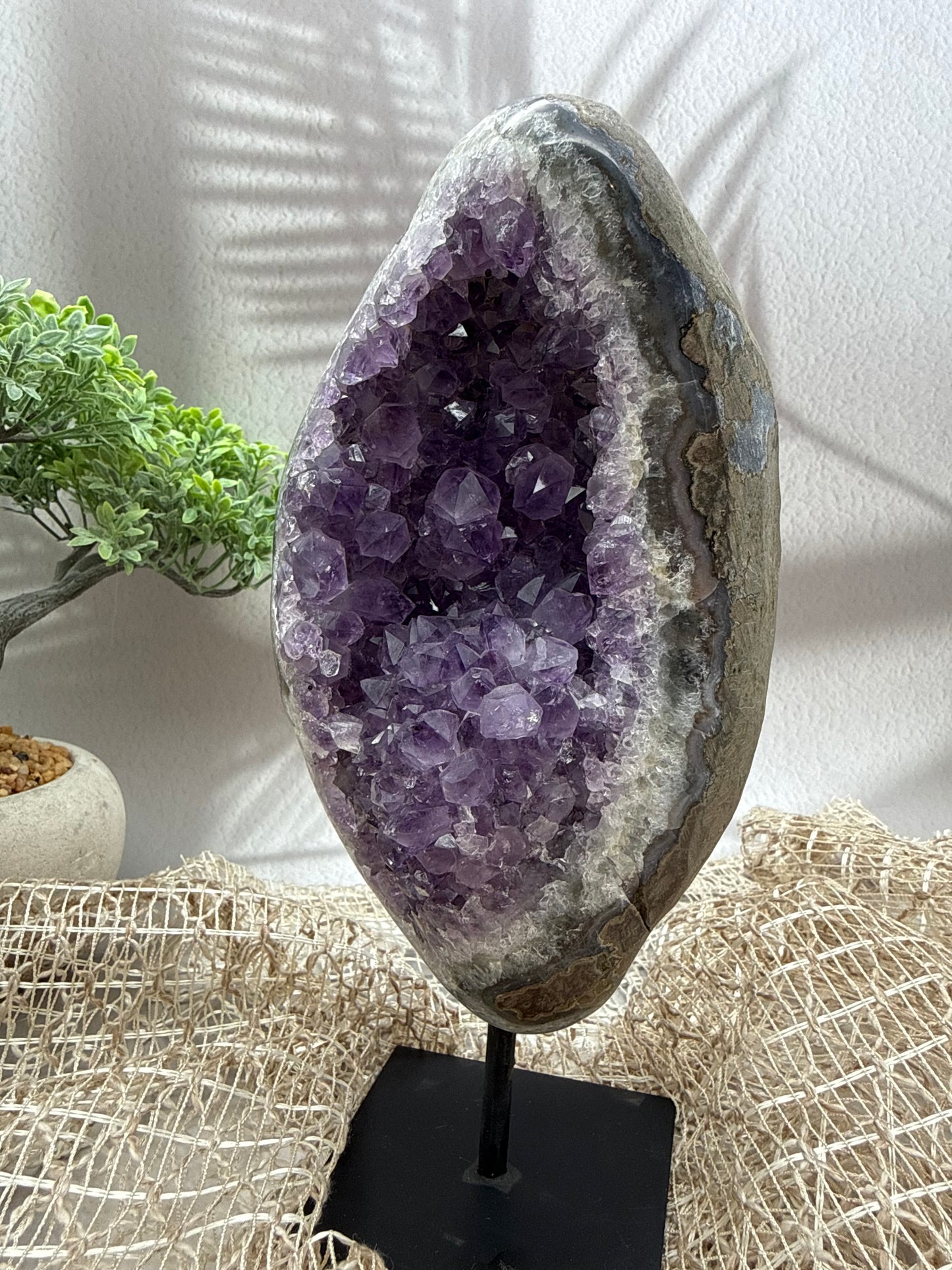 Sibirischer Amethyst auf Ständer - 3