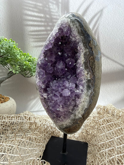 Sibirischer Amethyst auf Ständer - 3