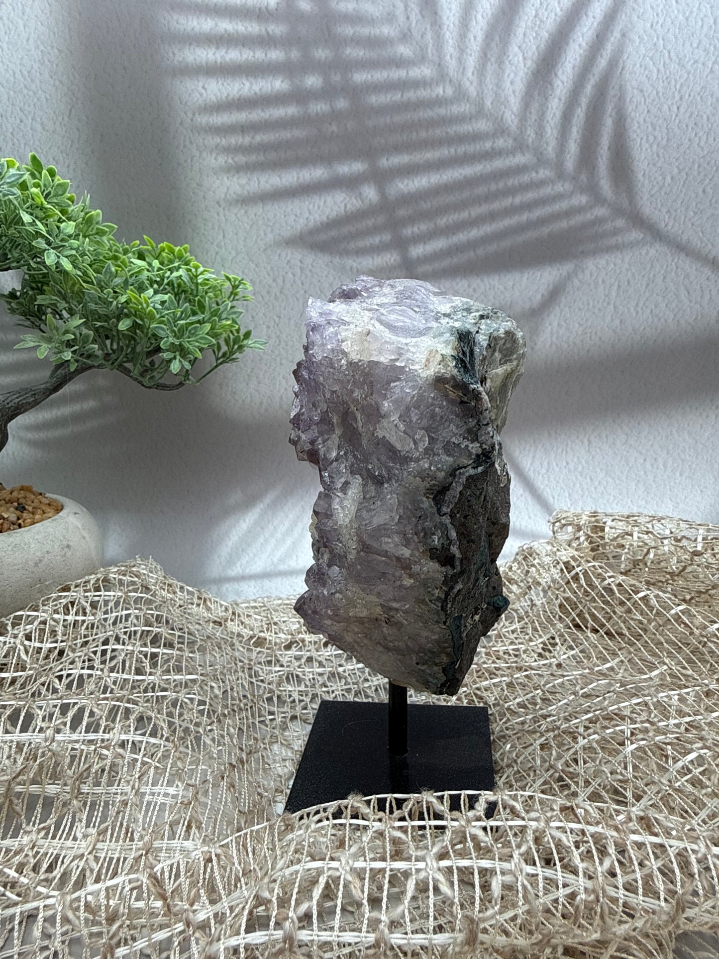 Amethyst mit Calcit - I
