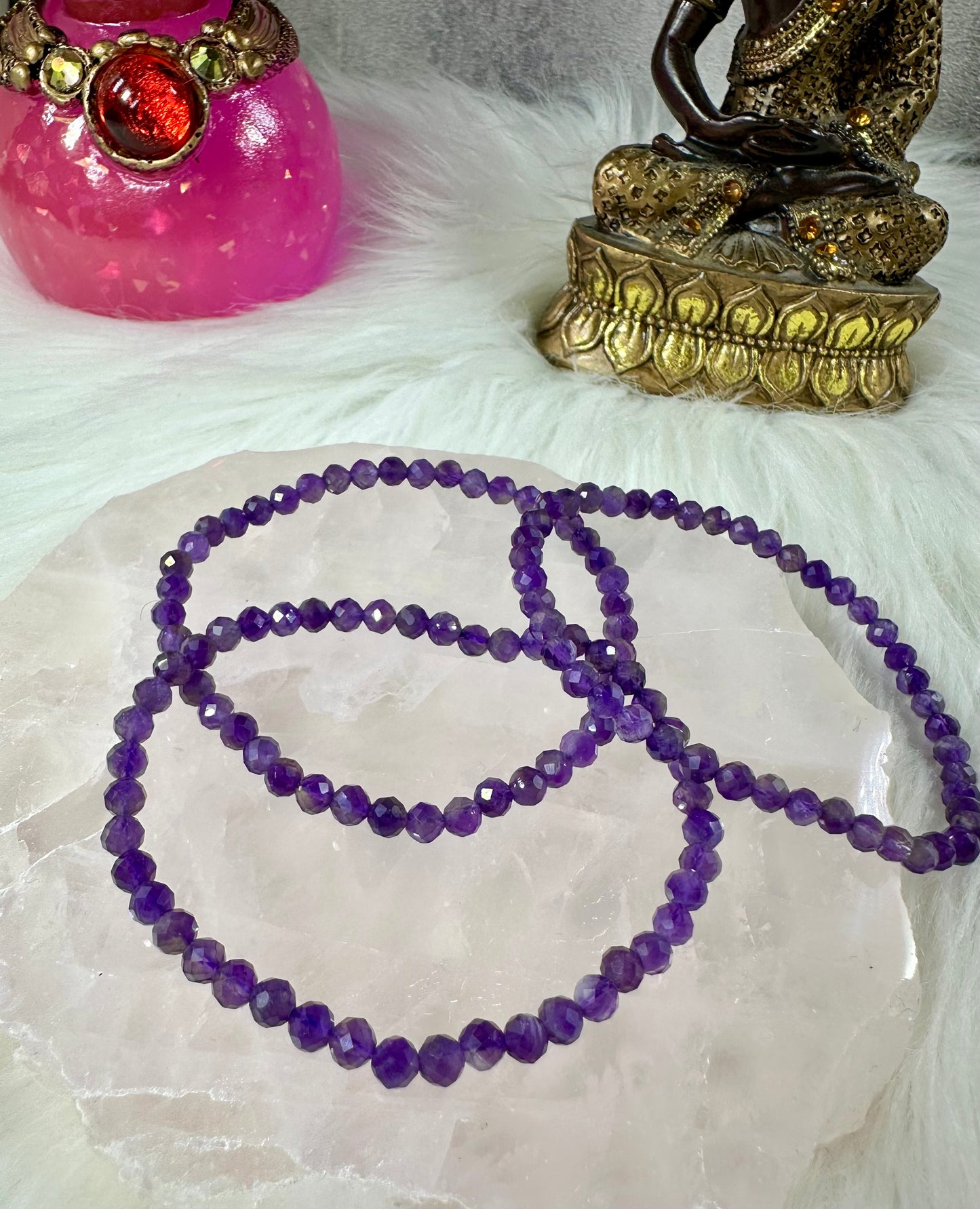 Amethyst Armband facettiert