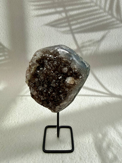 Achat-Amethyst auf Ständer III