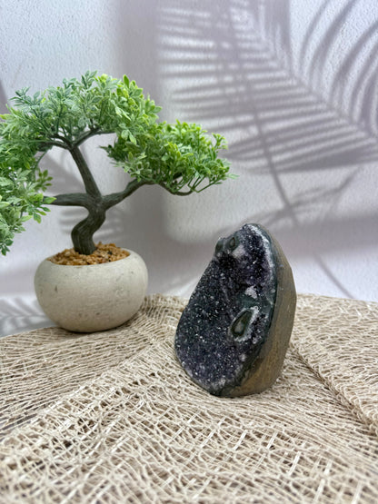 Amethyst Druse - Dunkel violett