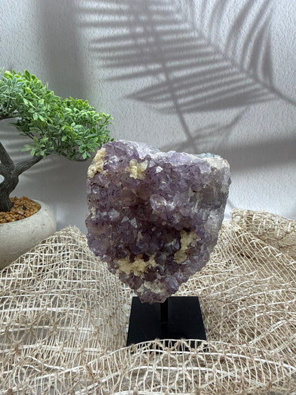 Amethyst mit Calcit - I
