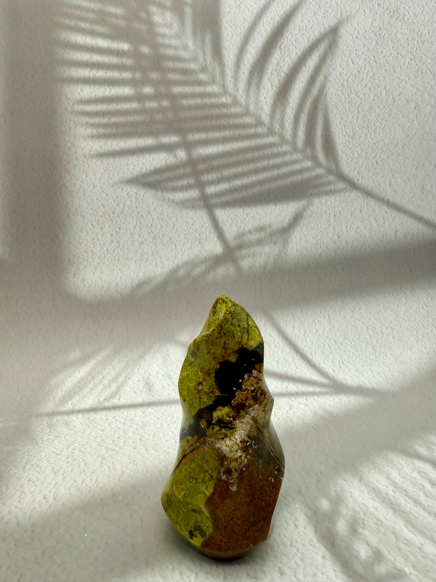 Grüner Opal - Flamme