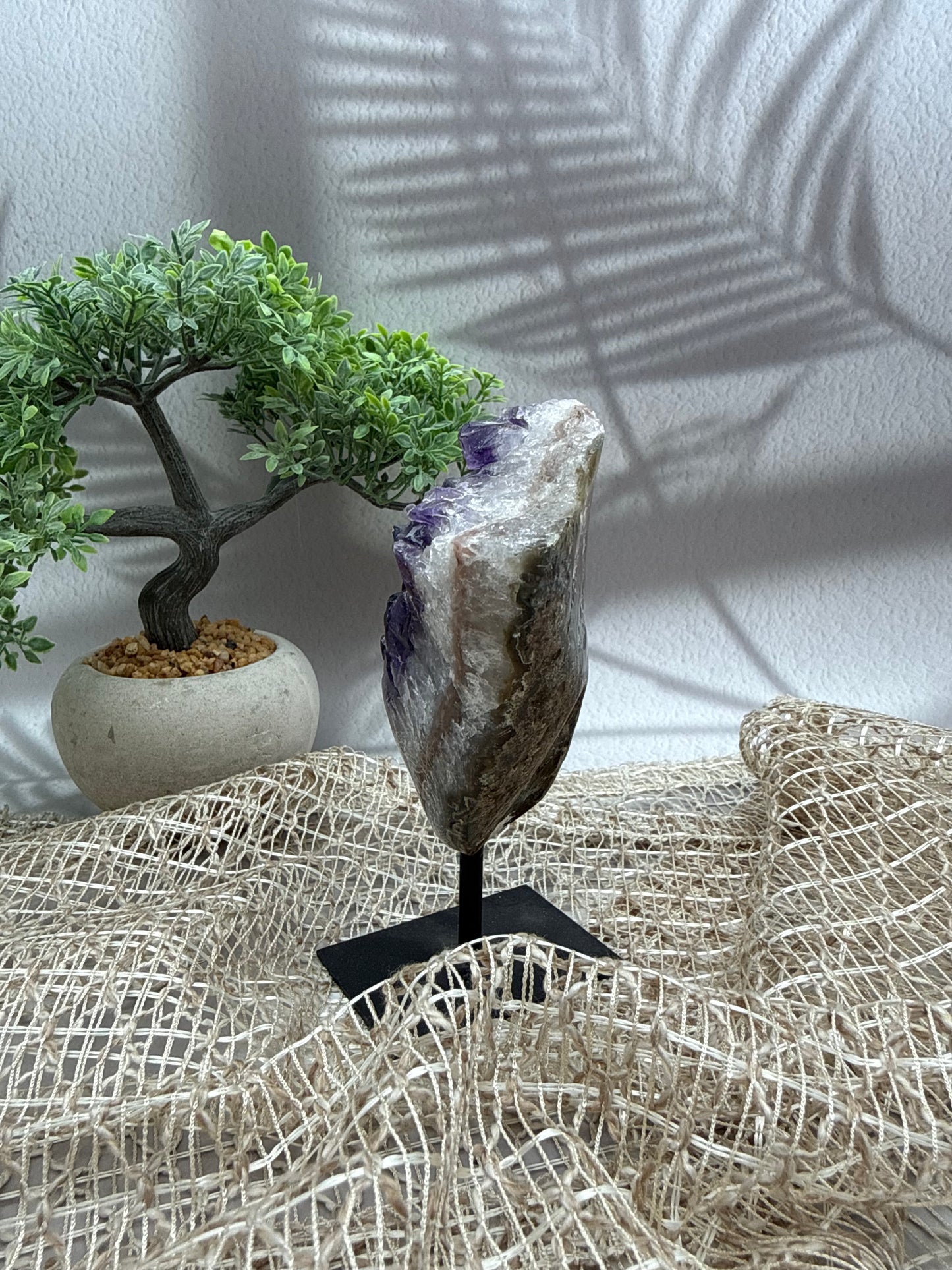 Sibirischer Amethyst auf Ständer - 1