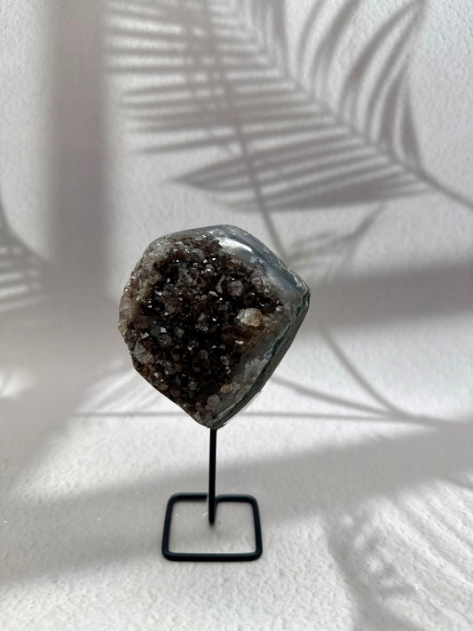 Achat-Amethyst auf Ständer III