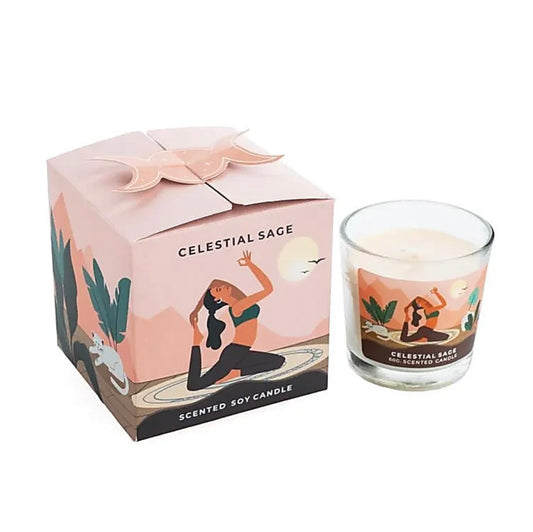 Sojawachskerze – Himmlischer Salbei