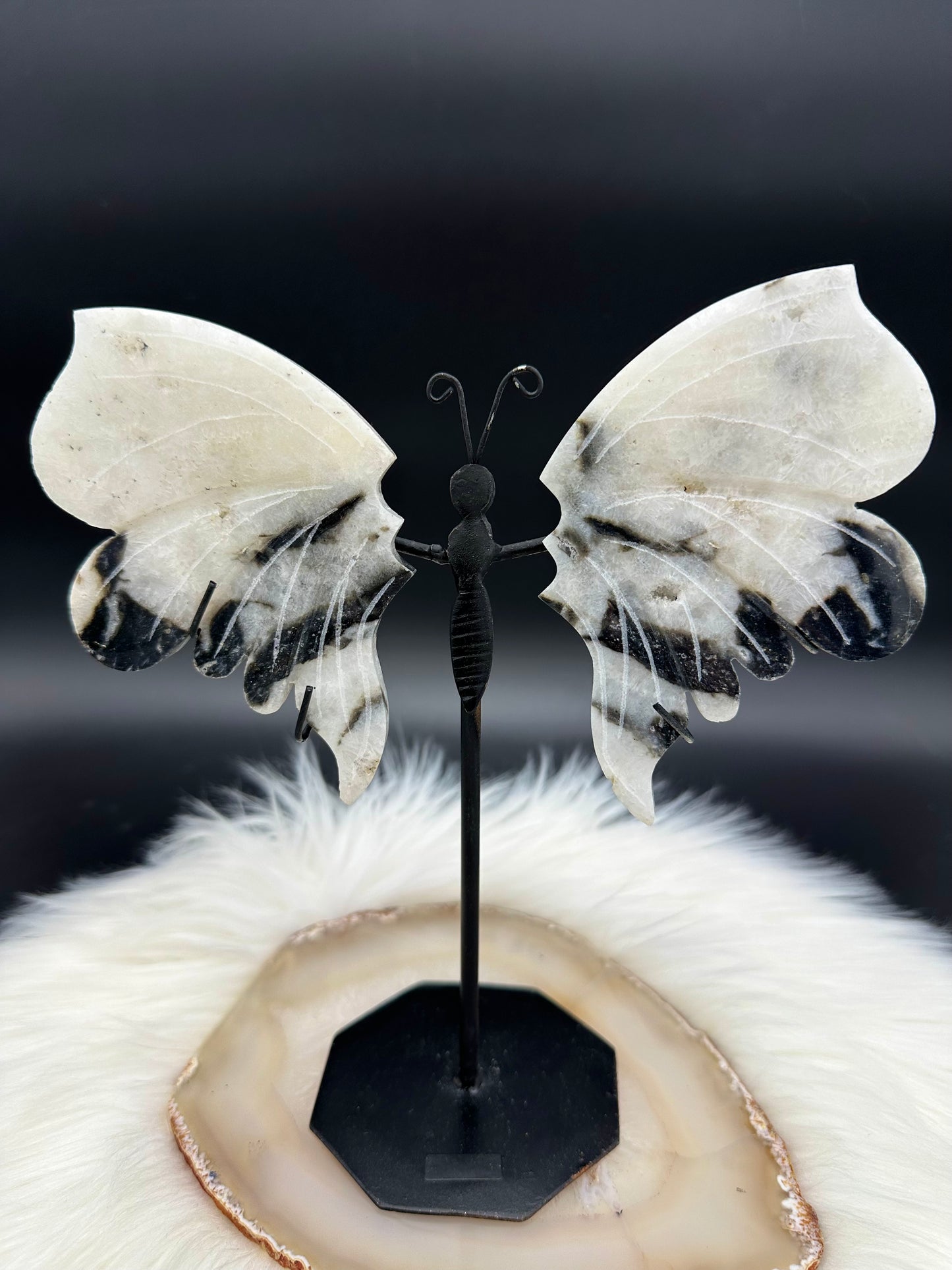 Turmalinquarz Schmetterling - Druzy