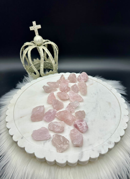 Rosenquarz Rohstein