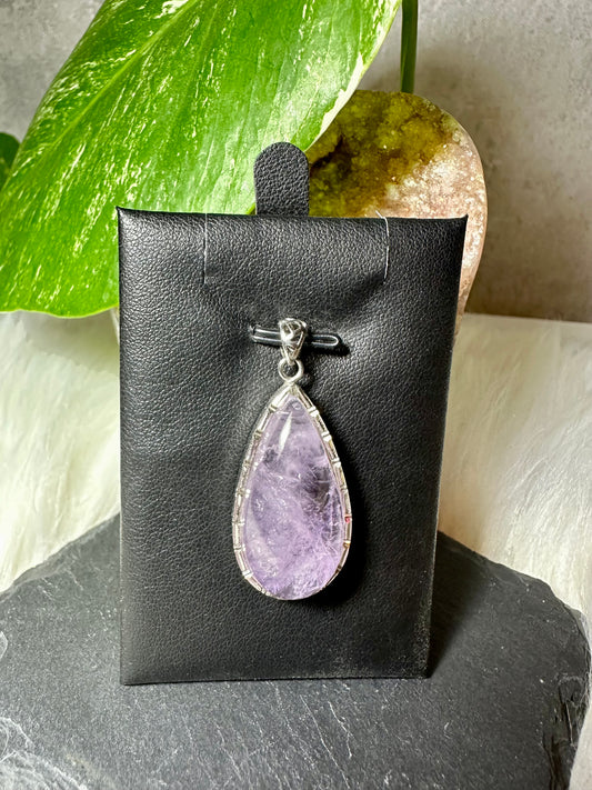 Amethyst Anhänger 925 Sterling Silber
