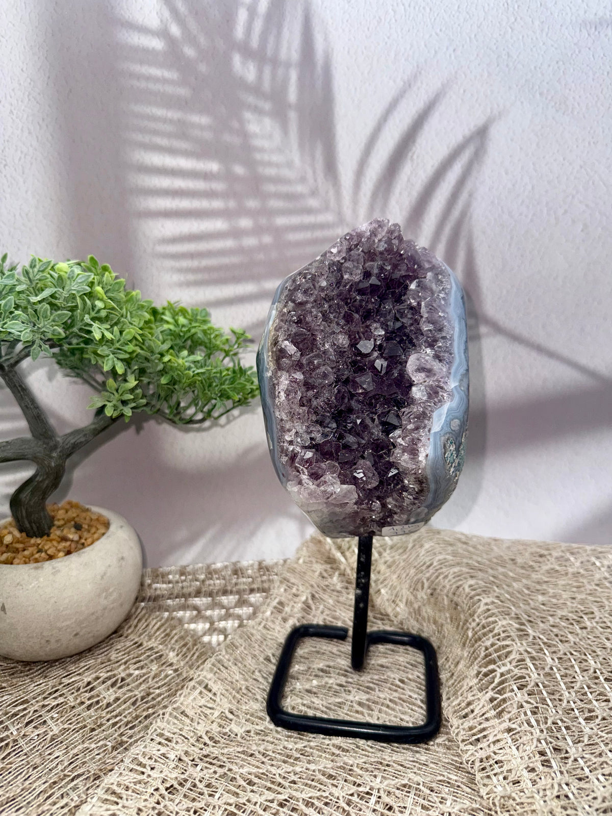 Amethyst x Achat Druse