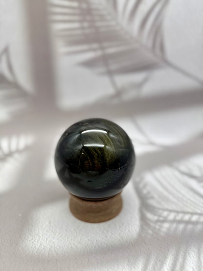 Obsidiangold Kugel - 1,3kg