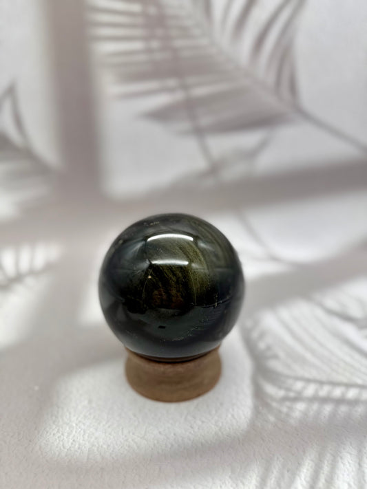 Obsidiangold Kugel - 1,3kg