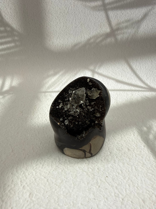 Septarie Druse mit Calcit IV