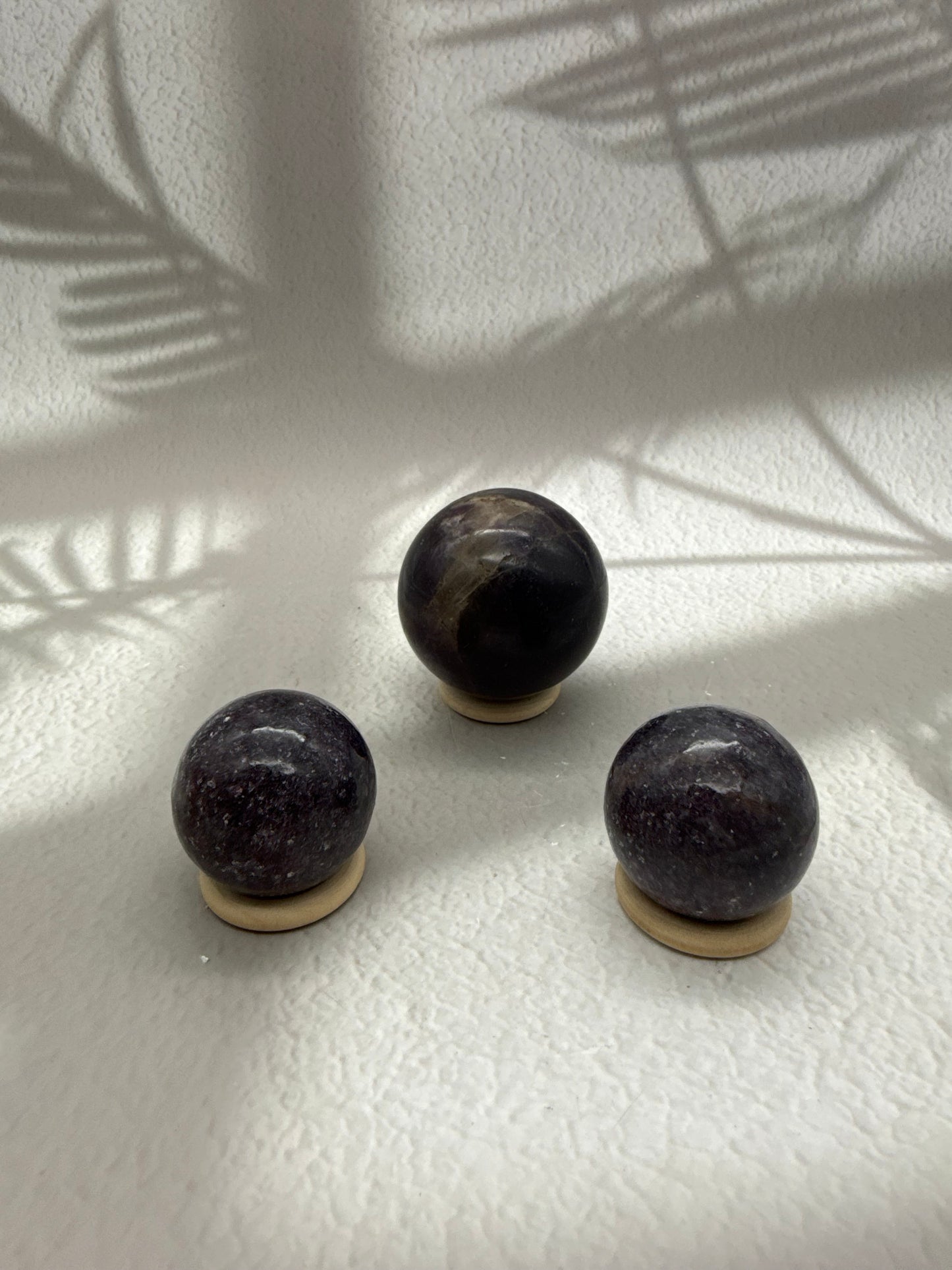 Lepidolith Kugeln 1-3
