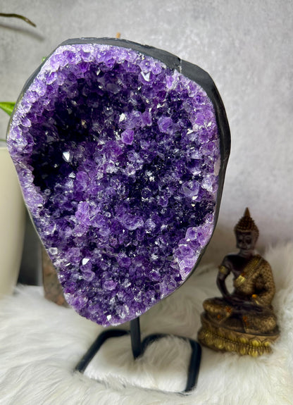 Sibirischer Amethyst auf Ständer