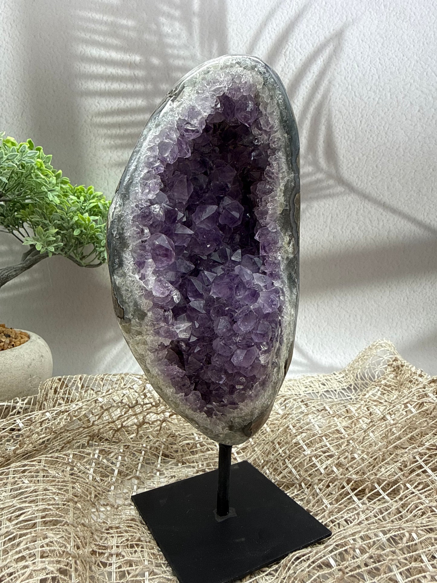 Sibirischer Amethyst auf Ständer - 3