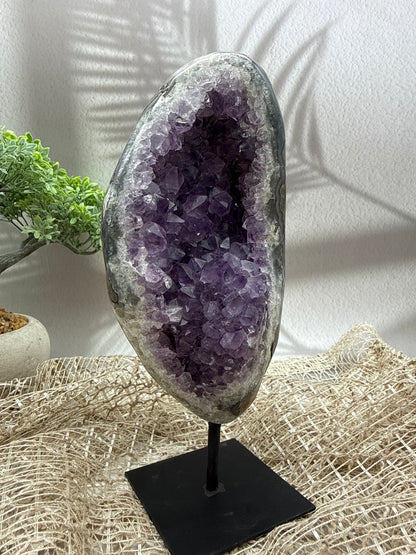 Sibirischer Amethyst auf Ständer - 3