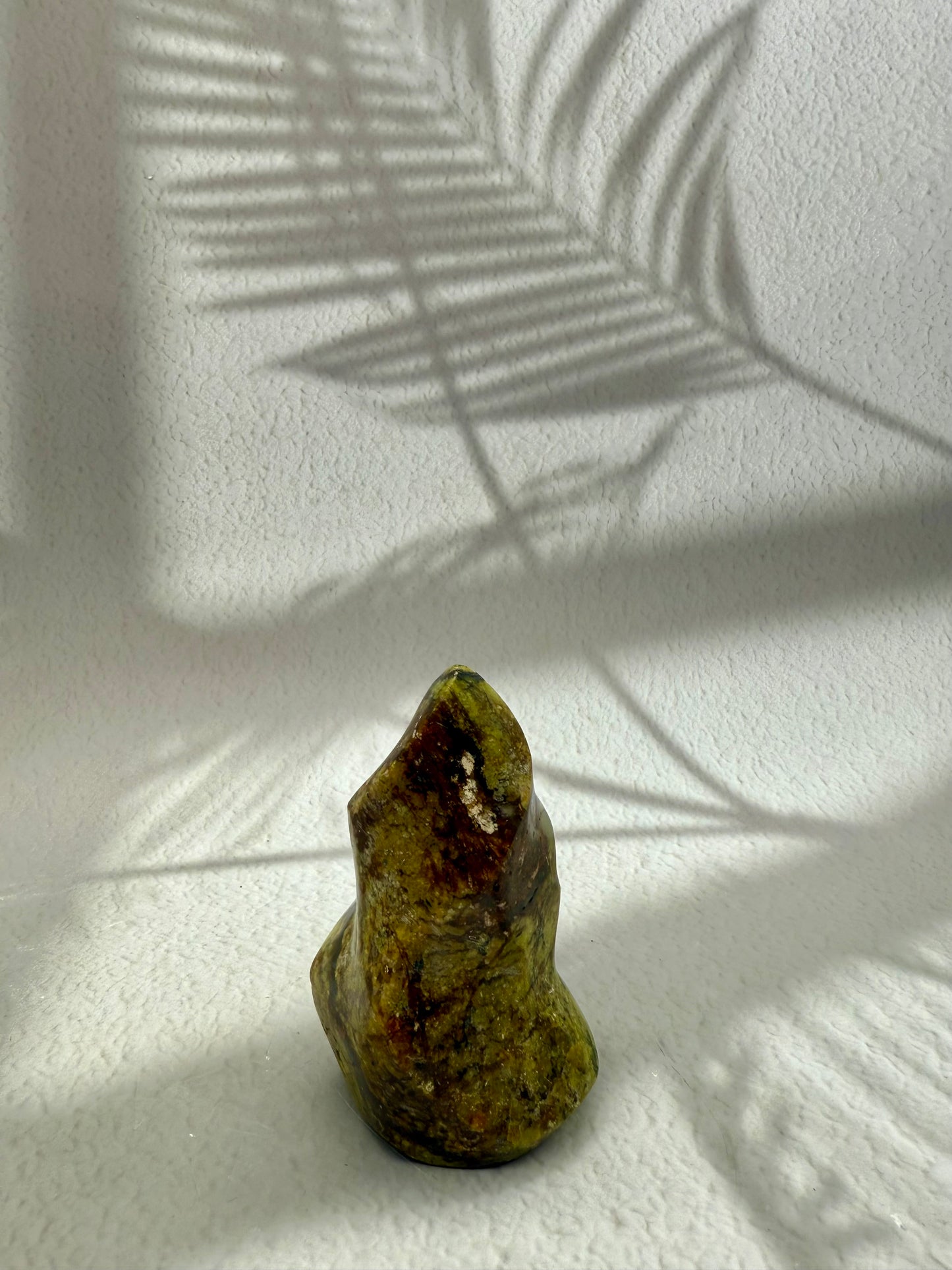 Grüner Opal - Flamme