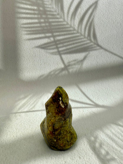 Grüner Opal - Flamme