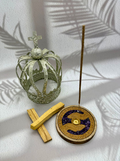 Räucherstäbchen und Kegel Halter