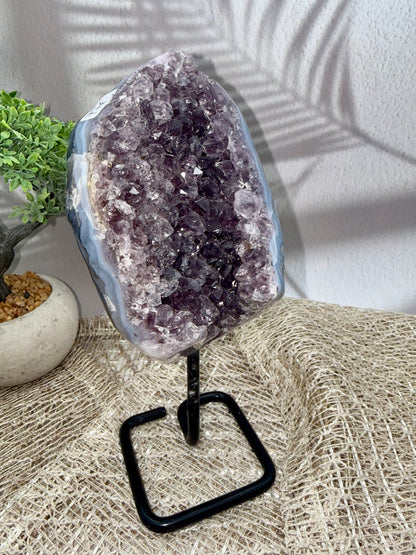Amethyst x Achat Druse
