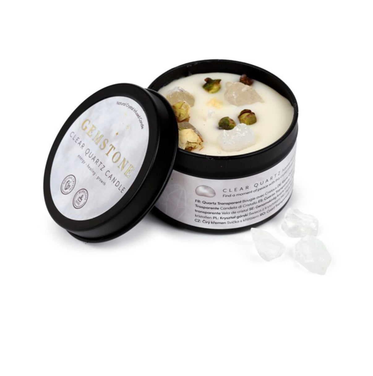 Sojawachs-Kristall-Kerzen