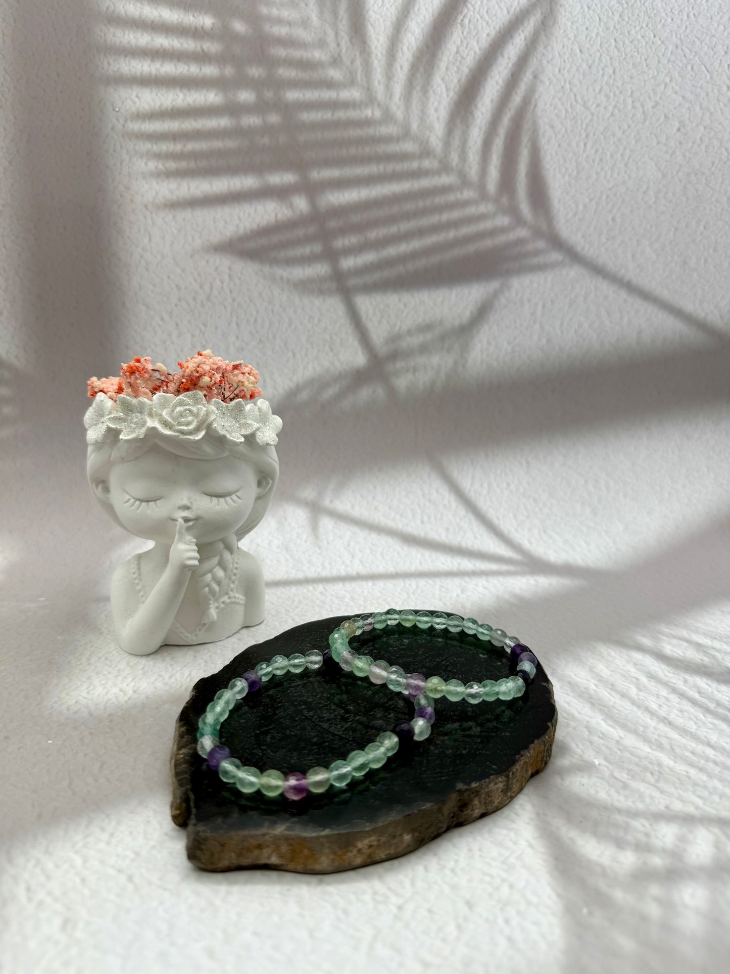 Facettiertes Fluorit Armband