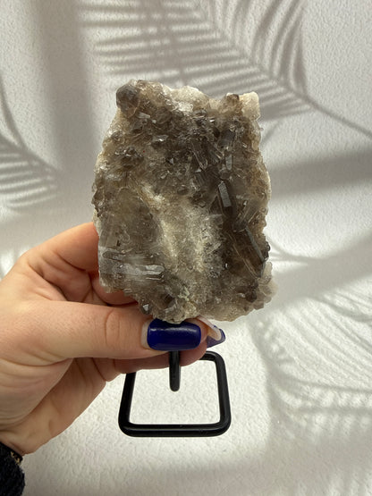 Rauchquarz auf Ständer III