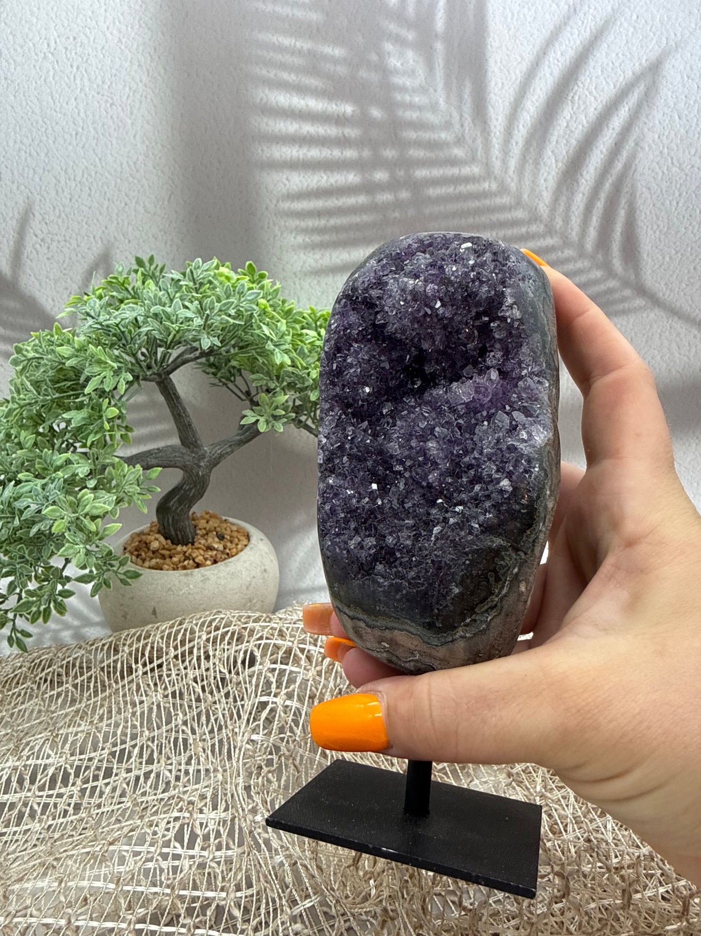 Sibirischer Amethyst auf Ständer - 2