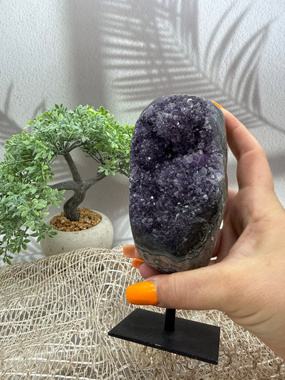 Sibirischer Amethyst auf Ständer - 2