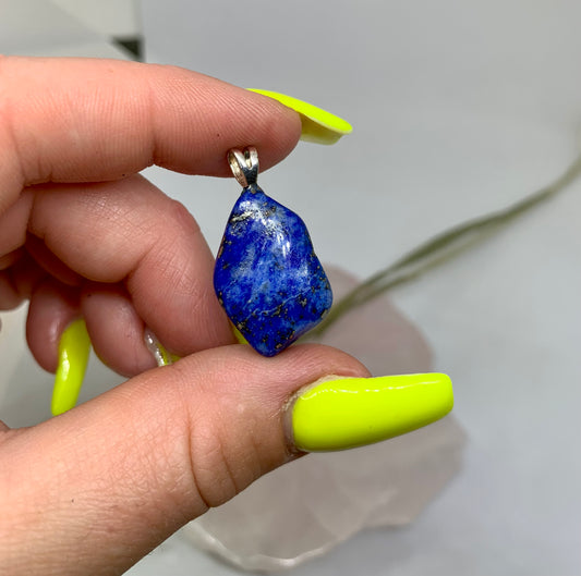 Lapislazuli Anhänger - 925 Sterling Silver