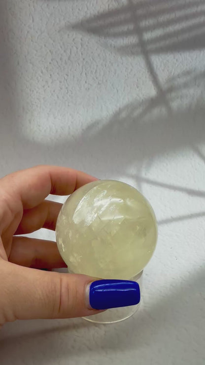 Calcit Kugel - Regenbogen