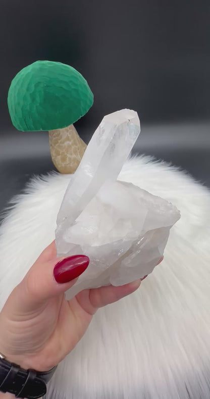 Bergkristall Stück mit Spitze