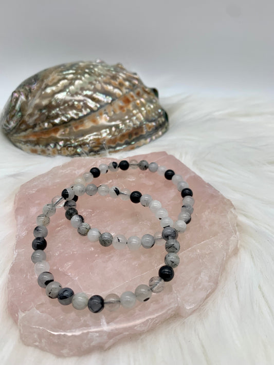 Turmalinquarz Perlenarmband