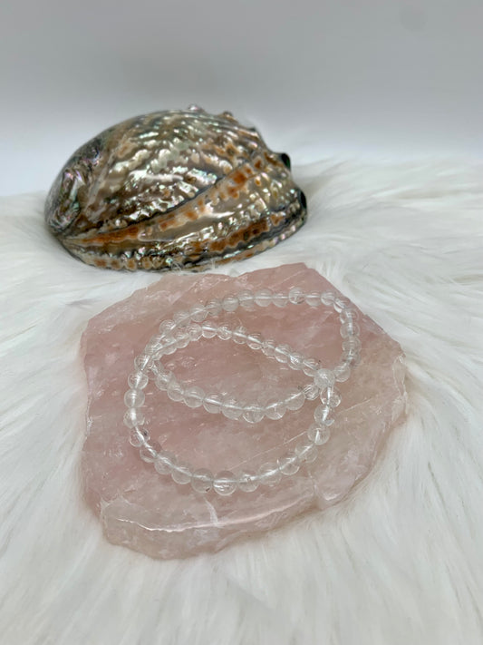 Bergkristall Perlenarmband