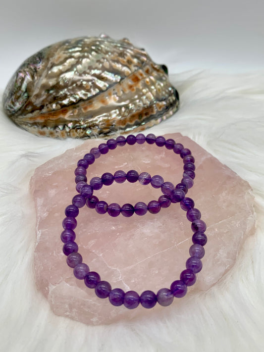 Amethyst Perlenarmband