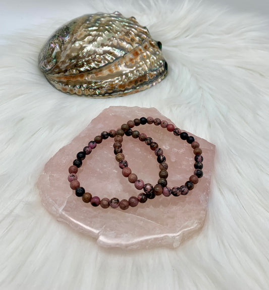 Rhodonit Perlenarmband