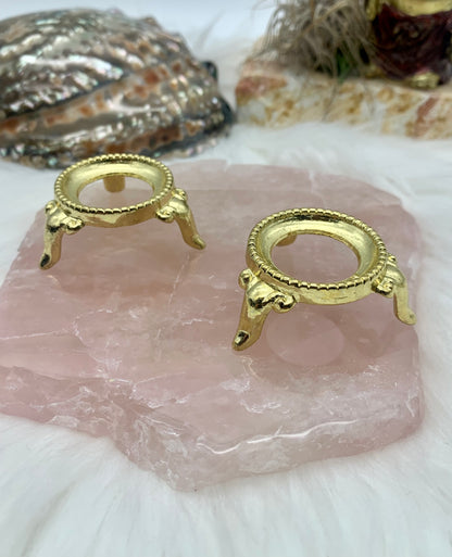 Kugelständer goldfarbig