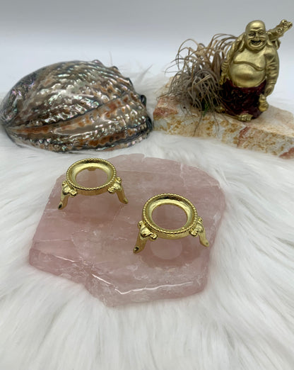 Kugelständer goldfarbig